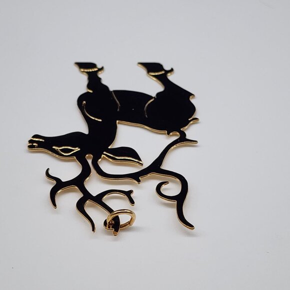 Metropolitan Museum of Arts MMA Brass Reindeer Christmas Holiday Ornament 2x3 - Picture 4 of 7